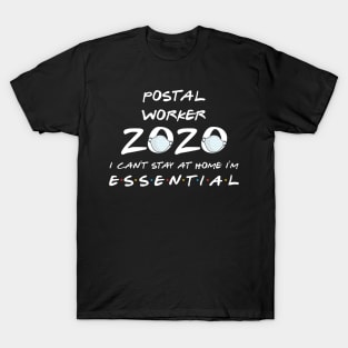 Postal Worker 2020 Quarantine Gift T-Shirt